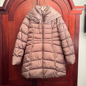 Laundry By Shelli Segal Puffer Jacket - Taupe Size Large